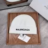 Balenciaga Knit Beanie in White - luxurydeal