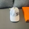 Louis Vuitton Embroidered Logo Baseball Cap - White - luxurydeal