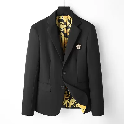 Versace Business Suits Men Black - luxurydeal