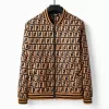 Fendi Men Jacket Synthetic Brown - luxurydeal