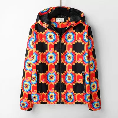 GUCCI GG Kaleidoscope Hoodie Jacket for Men - luxurydeal