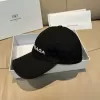 Balenciaga 3D Embroidered Classic Baseball Cap Black - luxurydeal