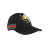 Gucci Classic Bee Embroidered GG Baseball Cap Black - luxurydeal