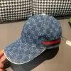 Gucci GG Denim Jacquard Baseball Cap Blue - luxurydeal