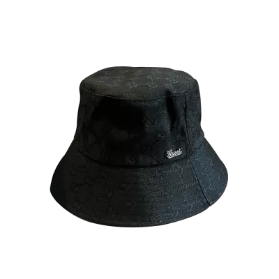 Gucci Monogram Bucket Hat in Black - luxurydeal