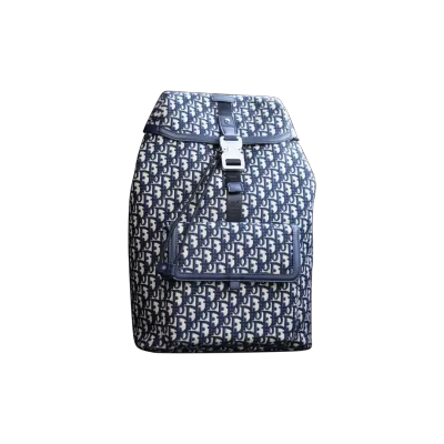 Dior Men's Backpack in Blue&White - luxurydeal