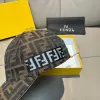 Fendi Vintage FF Jacquard Baseball Cap - Brown - luxurydeal