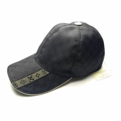 Louis Vuitton Damier Graphite Baseball Cap with Monogram Band on Visor - luxurydeal