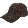 Louis Vuitton Monogram Jacquard Baseball Cap in Brown - luxurydeal