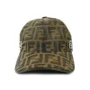 Fendi Vintage FF Jacquard Baseball Cap - Brown - luxurydeal