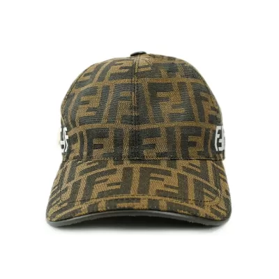 Fendi Vintage FF Jacquard Baseball Cap - Brown - luxurydeal