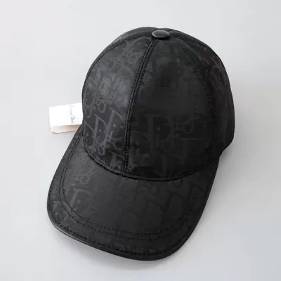 Dior Monogram Baseball Cap - Black - luxurydeal