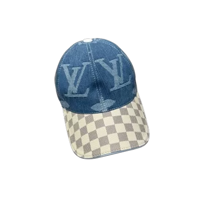 LV Damier pattern Jacquard Baseball Cap - luxurydeal