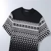 LV Fair lsle Cotton T-Shirt Black - luxurydeal