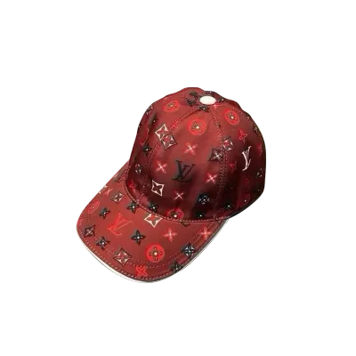 Louis Vuitton Canvas Baseball Cap Red - luxurydeal