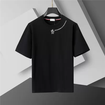 Moncler Grenoble Logo Cotton T-Shirt in Black - luxurydeal