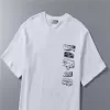 Dior Archives Labels Loose-Fit T-Shirt in White - luxurydeal