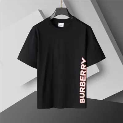 Burberry Logo Printed Cotton T-Shirt in Black - luxurydeal