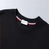 Moncler Arm Logo Crewneck Cotton T-Shirt in Black - luxurydeal