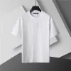 LV Damier Jacquard ShortSleeved T-Shirt White - luxurydeal