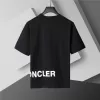 Moncler Oversized Logo Cotton T-Shirt in Black - luxurydeal