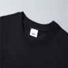 Burberry Check Logo Cotton T-Shirt in Black - luxurydeal