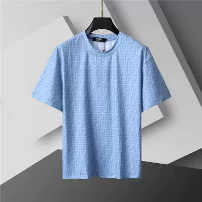 FENDI T-shirt Men Blue - luxurydeal