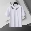 LV Neckline Signature CottonT-Shirt White - luxurydeal