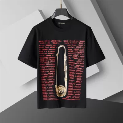 VERSACE T-shirt Men Black - luxurydeal