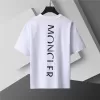 Moncler Vertical Back Logo Cotton T-Shirt in White - luxurydeal