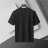 LV Damier Jacquard Short-Sleeved T-Shirt with LV CrystalEmbellishments Black - luxurydeal