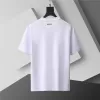 BOSS Logo Printed Cotton T-Shirt in White with Grey Logo - luxurydeal