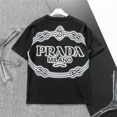 PRADA T-shirt Men Black - luxurydeal