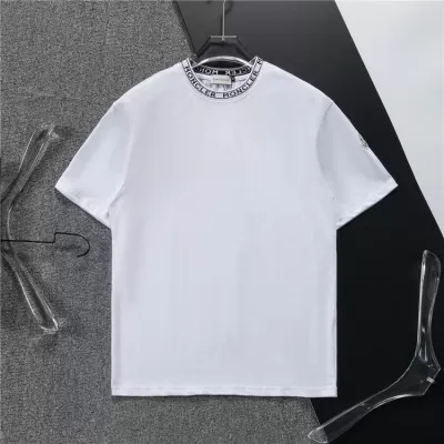 MONCLER Logo-Trimmed Cotton T-Shirt White - luxurydeal