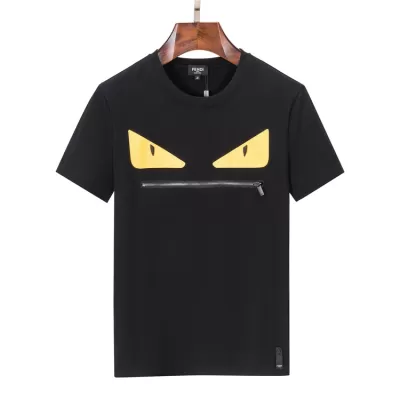 FENDI T-shirt Men Black - luxurydeal