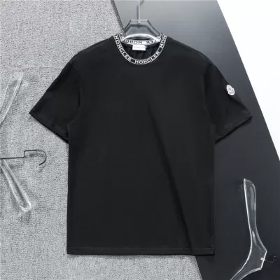 MONCLER Logo-Trimmed Cotton T-Shirt Black - luxurydeal