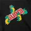 Gucci Black T-Shirt with Dinosaur Graphic - luxurydeal