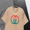 GUCCI Cotton Jersey Printed T-shirt Camel - luxurydeal