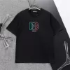 DOLCE & GABBANA Cotton T-shirt with multi-colored DG Embroidery - luxurydeal