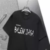 BALENCIAGA Tape Type T-shirt in Black Faded - luxurydeal