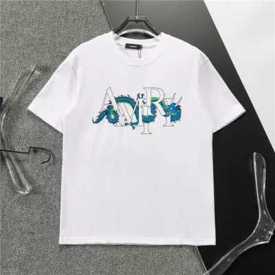 AMIRI Chinese New Year Dragon Cotton Graphic T-Shirt White - luxurydeal