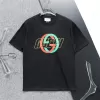 GUCCI logo-embroidered cotton T-shirt Black - luxurydeal