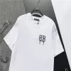 BALENCIAGA Dripping BB Logo T-shirt White - luxurydeal