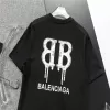 BALENCIAGA Dripping BB Logo T-shirt Black - luxurydeal