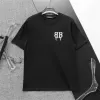 BALENCIAGA Dripping BB Logo T-shirt Black - luxurydeal