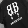 BALENCIAGA Dripping BB Logo T-shirt Black - luxurydeal