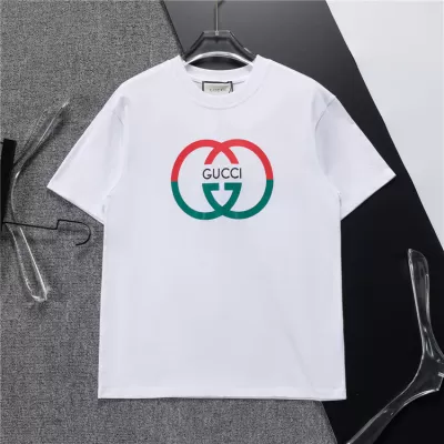 GUCCI Cotton Jersey Printed T-shirt White - luxurydeal