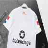 BALENCIAGA 23fw Top3B racing logo full printed short sleeved T-shirt - luxurydeal