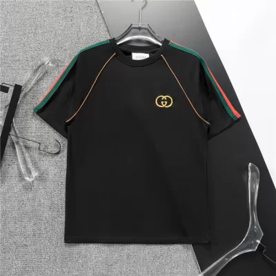 GUCCI MESH FABRIC T-SHIRT BLACK - luxurydeal