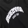 Balenciaga Back Flip T-Shirt Black - luxurydeal